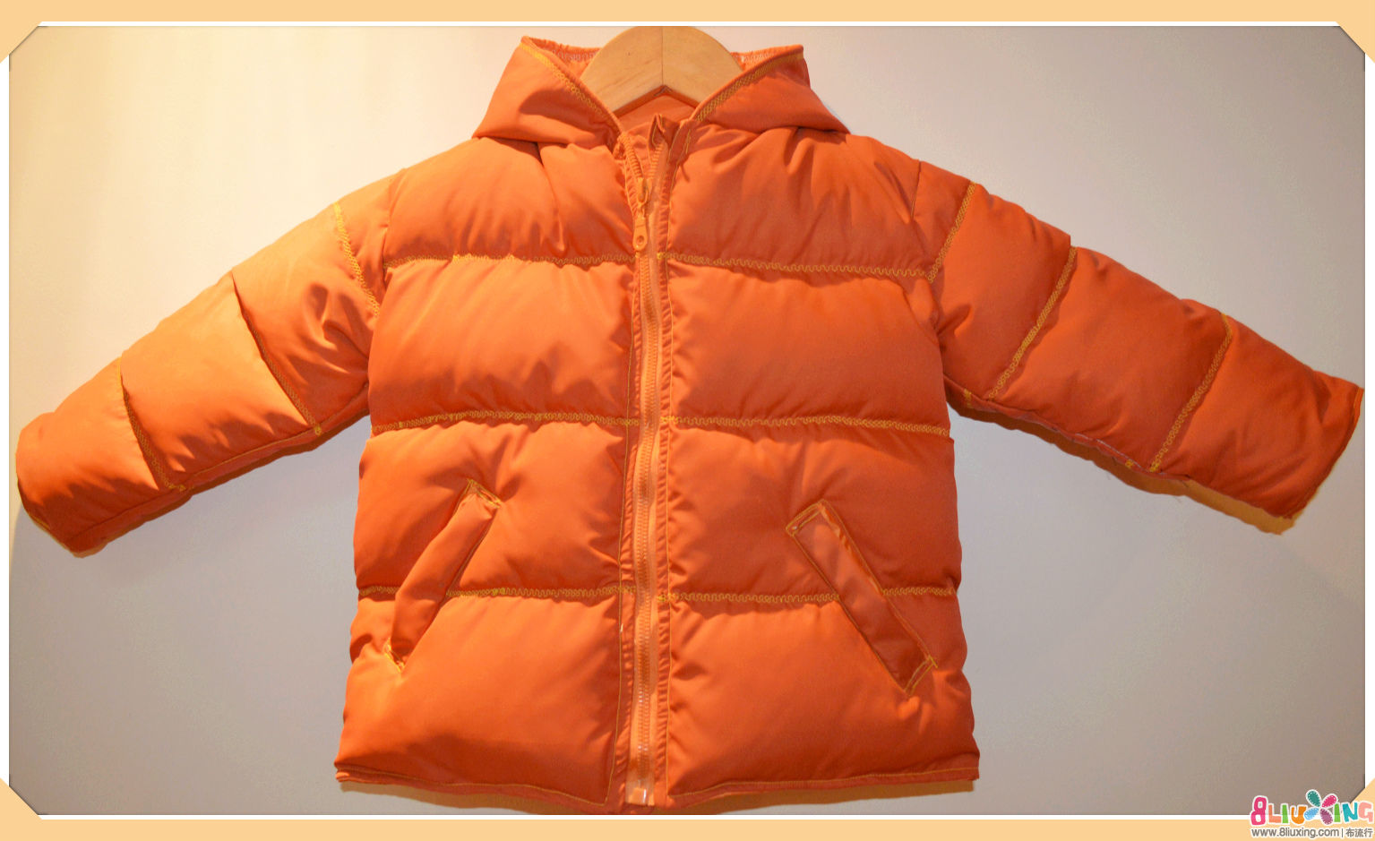 宝贝的温暖牌羽绒服