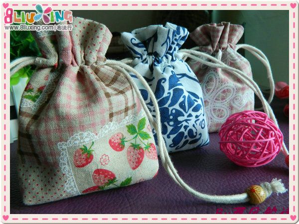 最近迷的束口袋,懒人做法 - 手工布艺秀 - 布流行