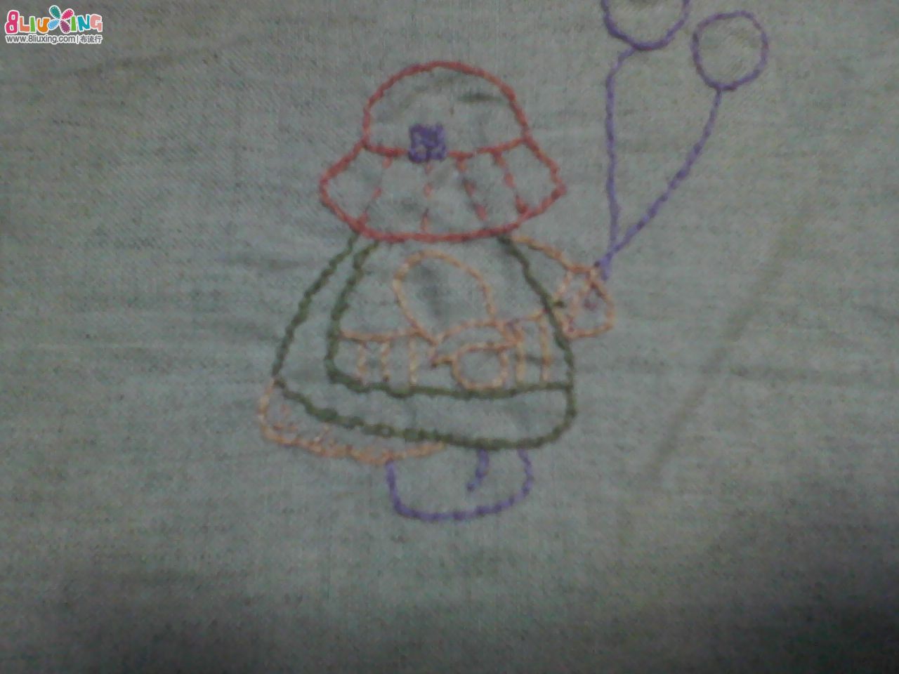 <em>平针绣</em>苏姑娘 - 手工布艺秀 - 布流行手工制作网