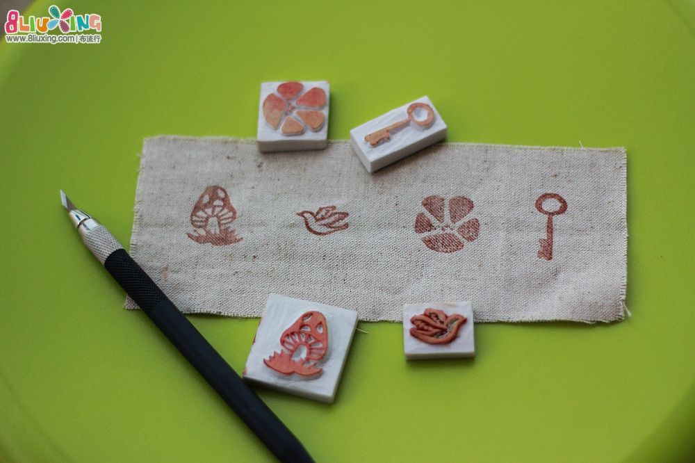 叶子 --尝试刻橡皮章 - 综合手作秀 - 布流行手工