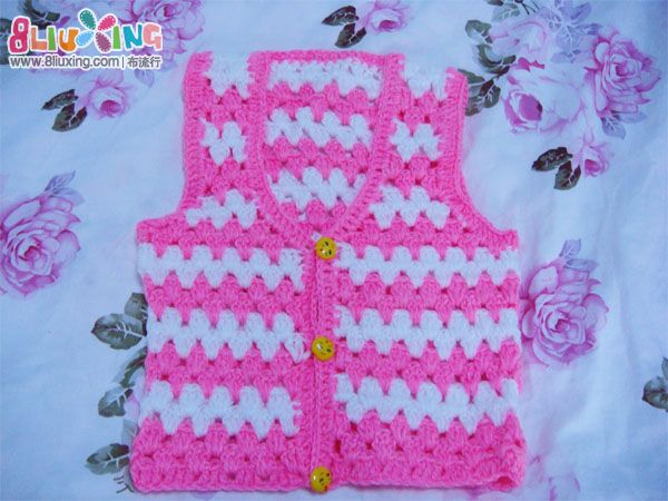 <em>钩针宝宝</em>背心 - 编织+刺绣作品秀-布流行手工制