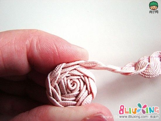 好看的玫瑰花戒指 - 手工布艺教程 - 布流行手工