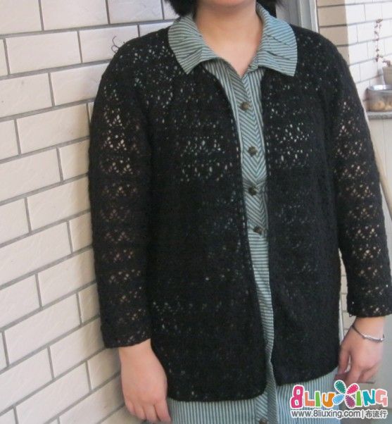 【钩针风情班05期】<em>开衫葱衣</em>集中作业帖 - 第4