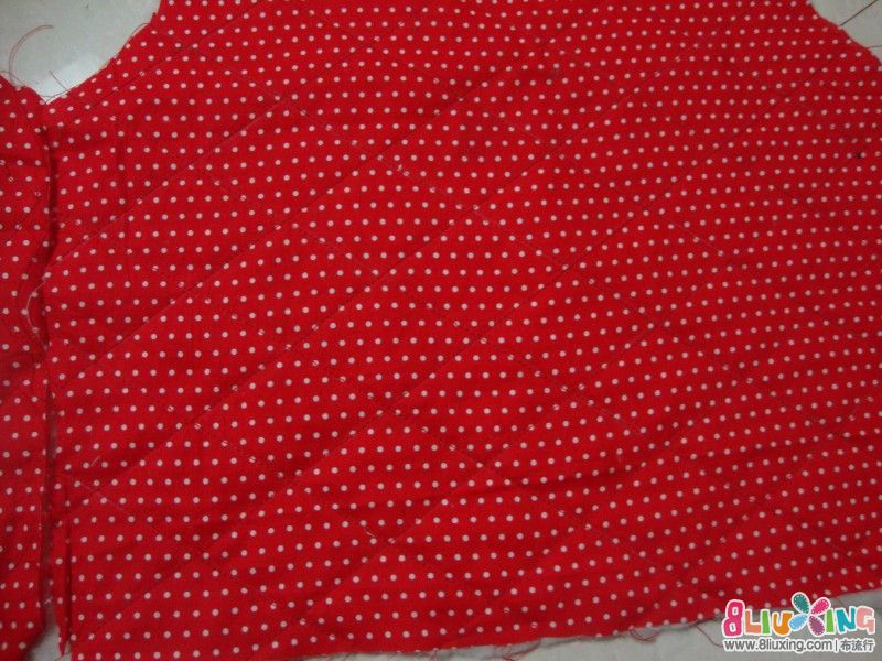 木子手工-可爱兔子<em>宝宝</em>水玉<em>棉马甲</em>--参考裁剪图