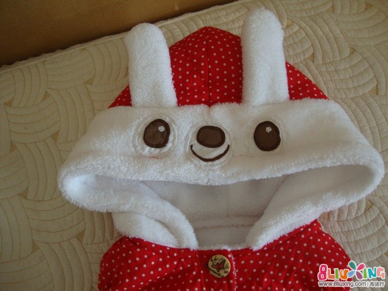 木子手工-可爱兔子<em>宝宝</em>水玉<em>棉马甲</em>--参考裁剪图