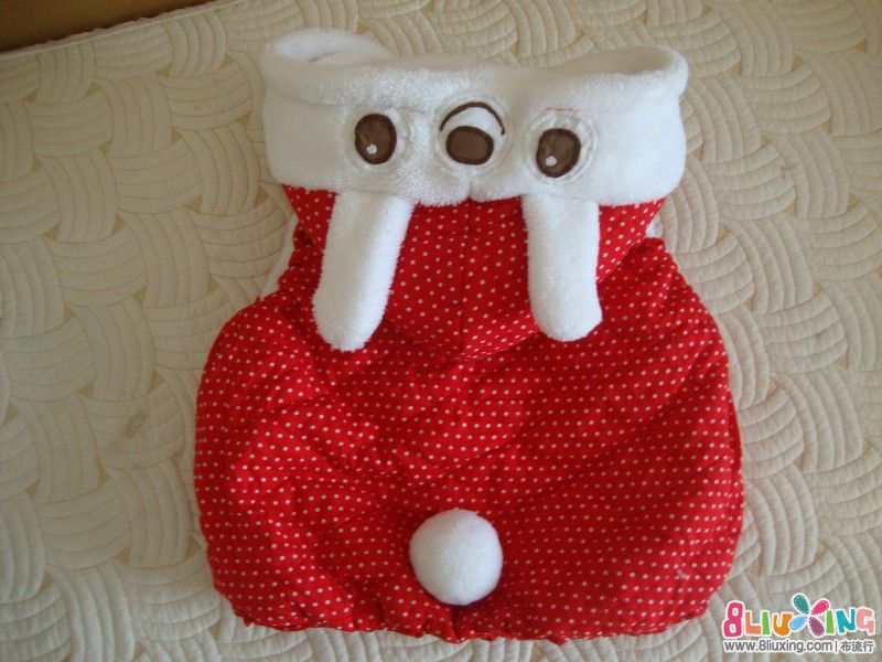 木子手工-可爱兔子<em>宝宝</em>水玉<em>棉马甲</em>--参考裁剪图