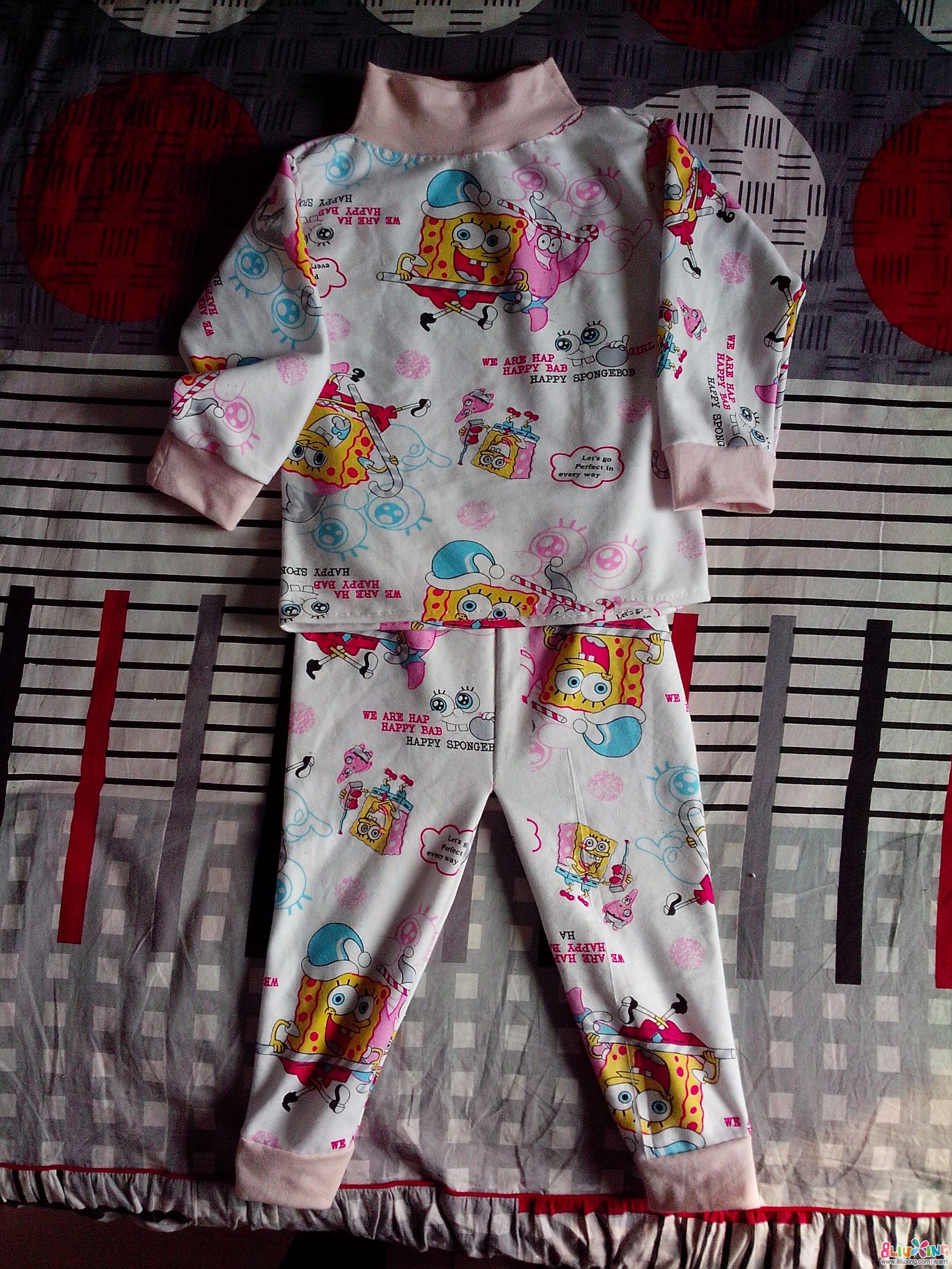 海绵宝宝秋衣套装 - 手工服装 布流行手工制作