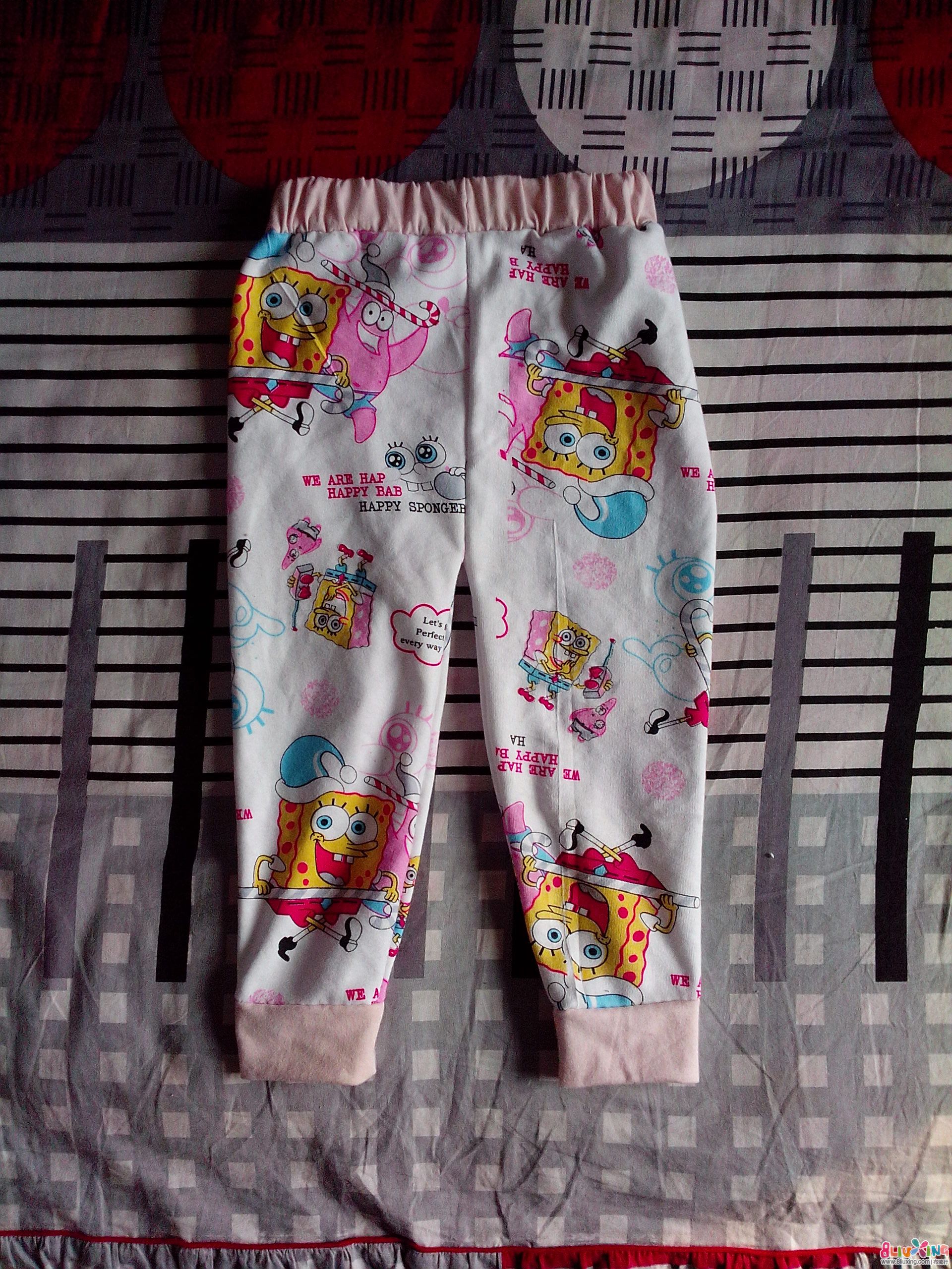 海绵宝宝秋衣套装 - 手工服装 布流行手工制作