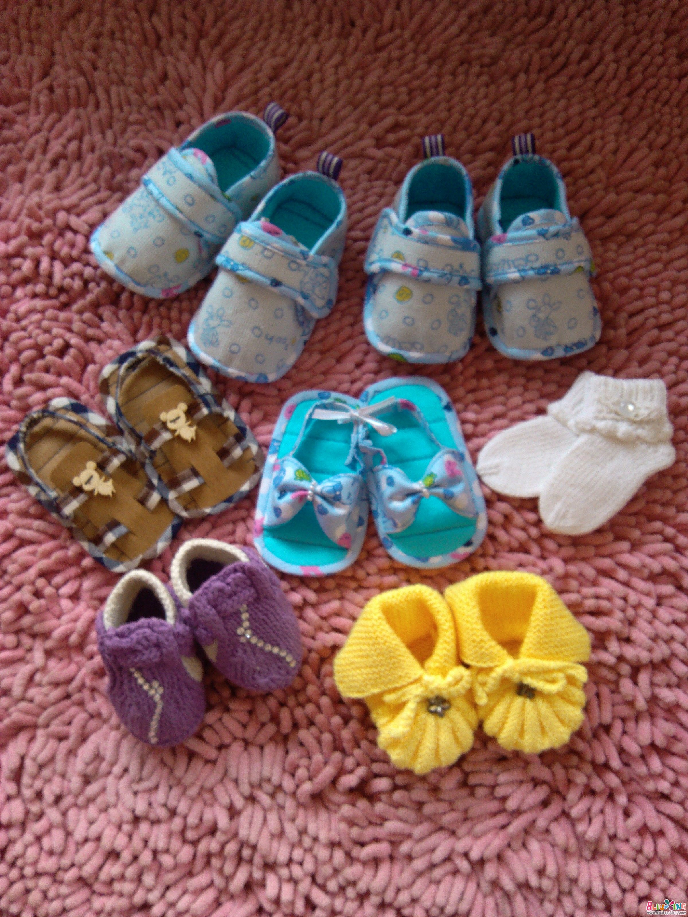 给宝宝做的大大小小各式鞋子 - 综合手作秀 布