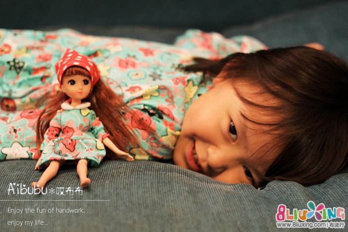 【哎布布】插肩袖连衣裙 附剪裁图 大量BB秀 