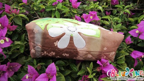 糖果手工--机缝夏威夷蓬莱蕉手拿包 - 手工包包