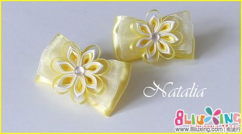 简单易学的丝带花发卡(转载) - 手工布艺教程 布流行手工制作网