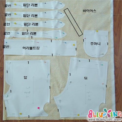 还是韩式教程之<em>短裤做法</em> - 图纸下载专区 布流