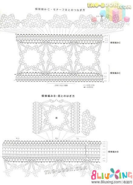 【幸福】#<em>钩针</em>#<em>马甲</em> 镂空 背心 外衣 图解 - <em>图纸</em>