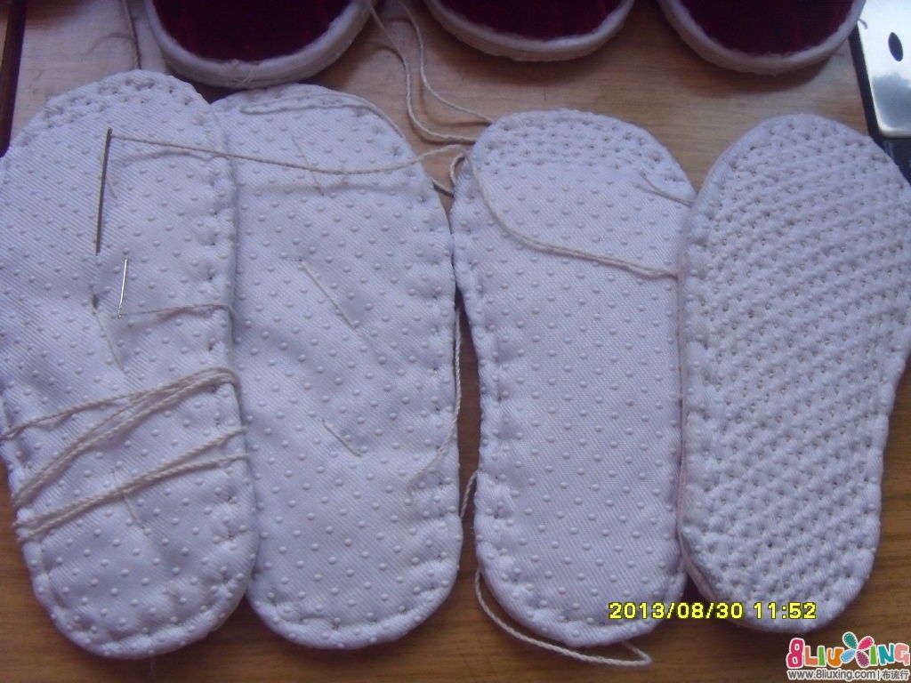 给宝宝准备的棉鞋 - 手工服装 布流行手工制作