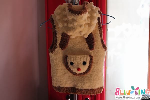 <em>毛巾线编织</em>的喜羊羊<em>马甲</em> - 手工编织 布流行