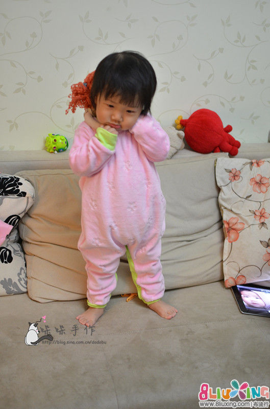 【哚哚手作】<em>幼儿连体睡衣</em>(附<em>裁剪</em>图) - 手工服