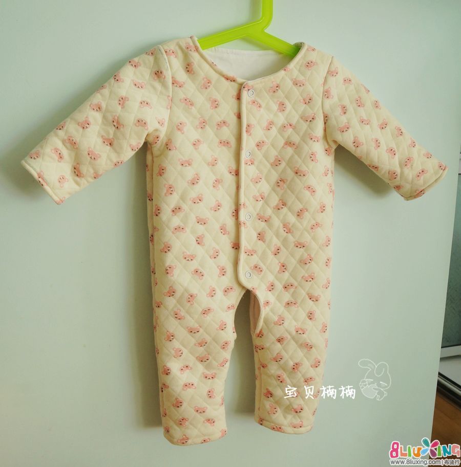 超可爱的宝宝连体衣 - 手工服装 布流行手工制