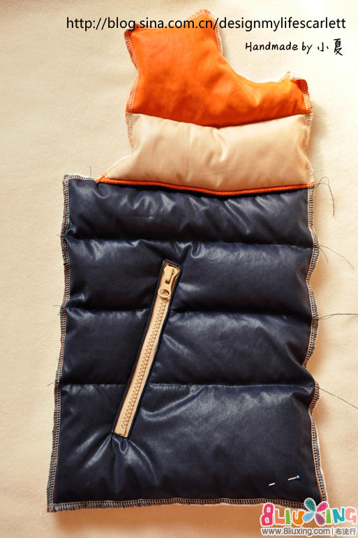 《小夏的手工间》又一件<em>羽绒马甲</em>【附详细过程