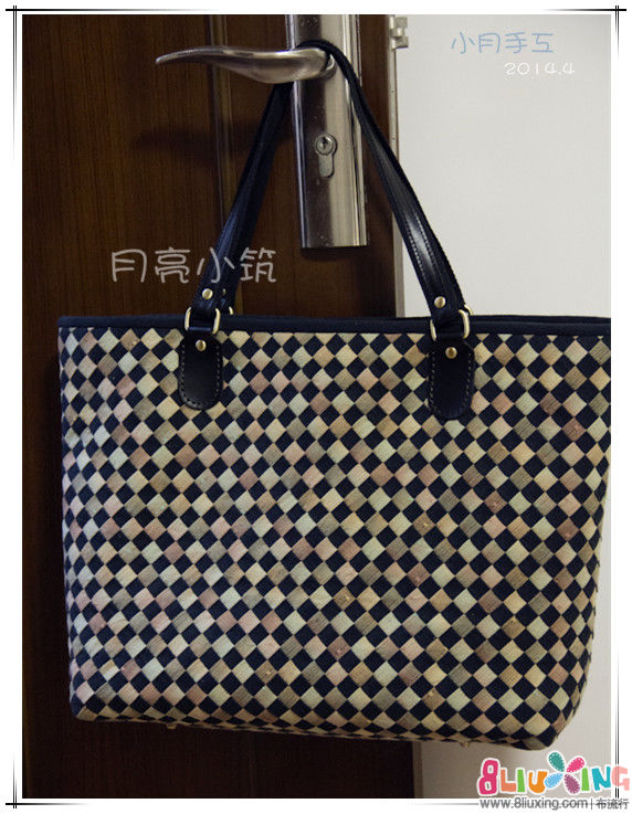 小月爱手工--<em>表姊妹</em>先染编条托特包 都是生日