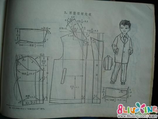 几款儿童秋冬大衣裁剪图 - 图纸下载专区 布流