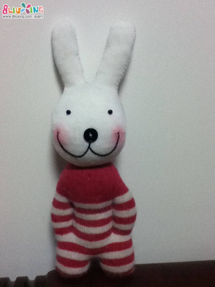 袜子兔兔 - 手工布偶 布流行手工制作网
