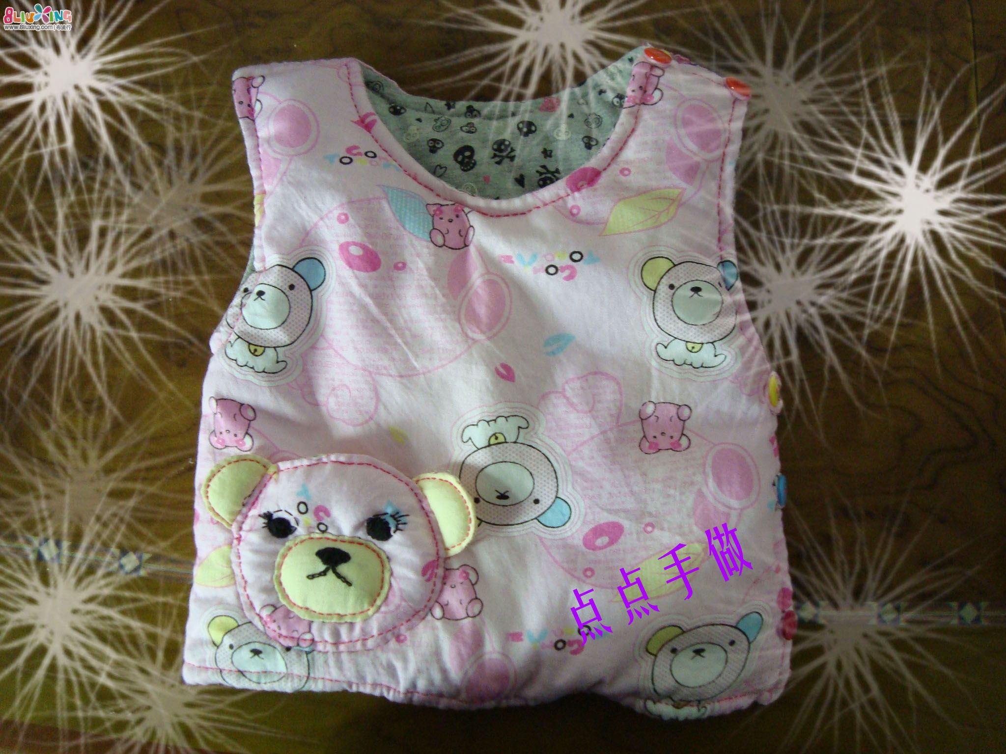 『点点手做』<em>宝宝棉马甲</em> - 手工布艺秀 - 布流行