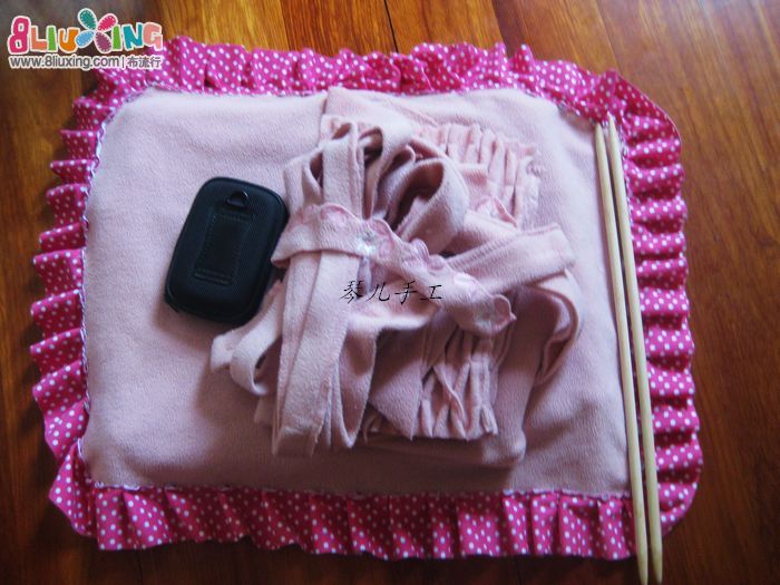 变废为宝的睡衣 ---手织垫子 - 手工布艺教程 - 布